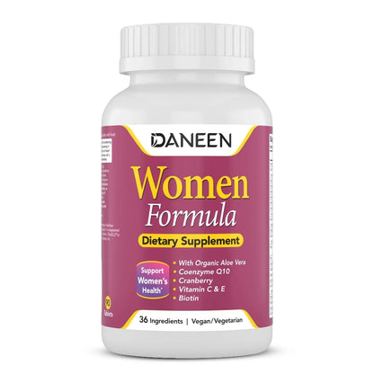 DANEEN Daily Multivitamin for Women - 36 Essential Ingredients - 90 Tablets - Vitamins for Women Multivitamin DANEEN