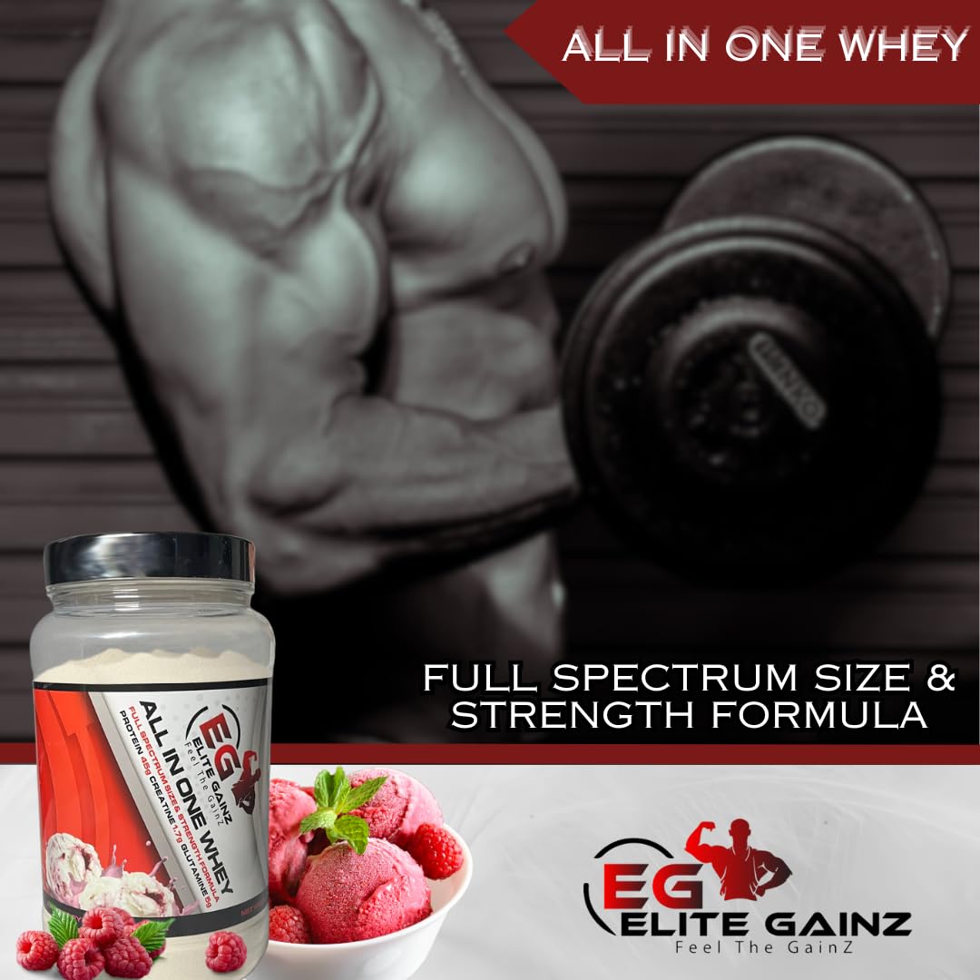 All in One Whey Fuel Your Strength All-in-One Muscle Builder Whey Protein Shake, with 45g Protein Elite GainzBuy Supplements Australia