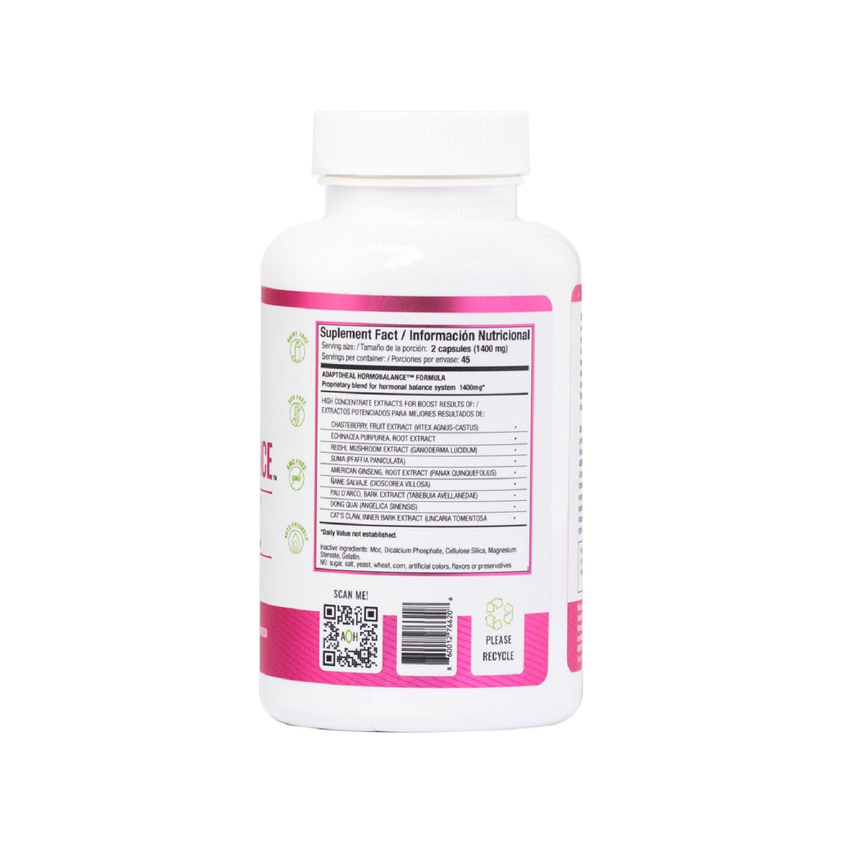 Hormone Balance for Women – Menopause & PMS Support Supplement – Adaptogens for Female Balance & Wellness – 90 Vegan Capsules ADAPTOHEALBuy Supplements Australia