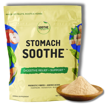 Stomach Soothe Soothe Naturals Acid Reflux Powder - L Glutamine for Gut Health, Acid Reflux Medicine, Leaky Gut Repair, Gut Lining Repair,