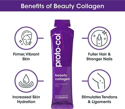 Proto-Col Beauty Collagen Supplements for Women - 10,000mg Bovine Collagen Proto-ColBuy Supplements Australia