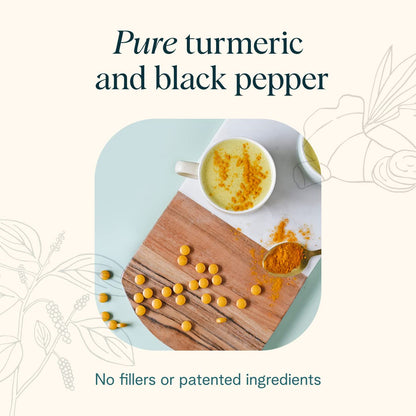 Ora Organic Turmeric Curcumin with Piperine - Pure Extracts for Joint Stress and Cardiovascular Health, Support Healthy Cognitive Function, No Filler Ingredients - 90 Vegan Tablets, 1 Month Supply Ora OrganicBuy Supplements Australia