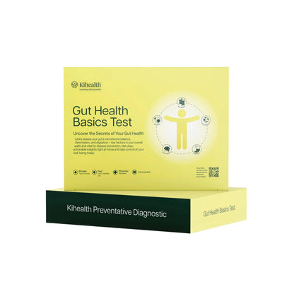 KiHealth – Gut Health Basics Test – at-Home Stool Test for Digestion, Inflammation, and Microbiome Balance – at-Home Kit KihealthBuy Supplements Australia