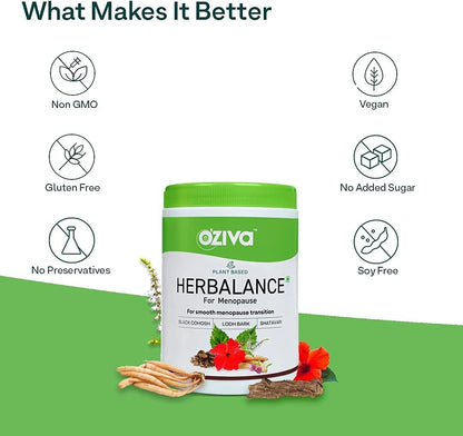NACHT Plant Based HerBalance Menopause Relief Drink (with Black Cohosh, Lodh Bark & Licorice) NACHTBuy Supplements Australia