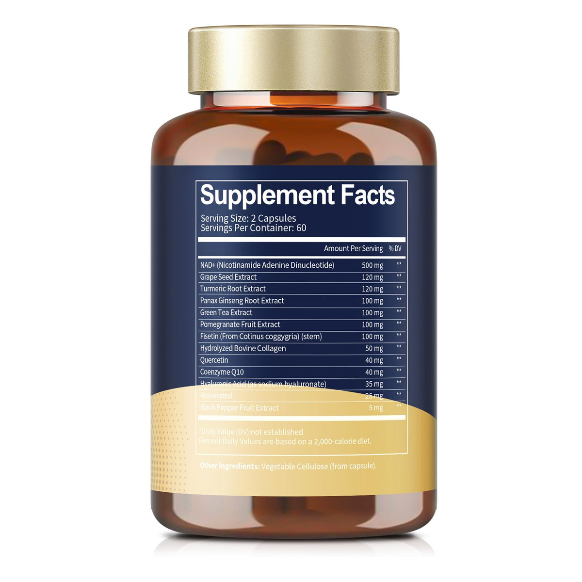 Totaria NAD Supplement for Women Men with nicotinamide riboside resveratrol,Quercetin, Betaine Boost NAD+ Levels NAD Plus Supplement for Anti Aging, Energy, Immune, Focus 120 Capsules TotariaBuy Supplements Australia