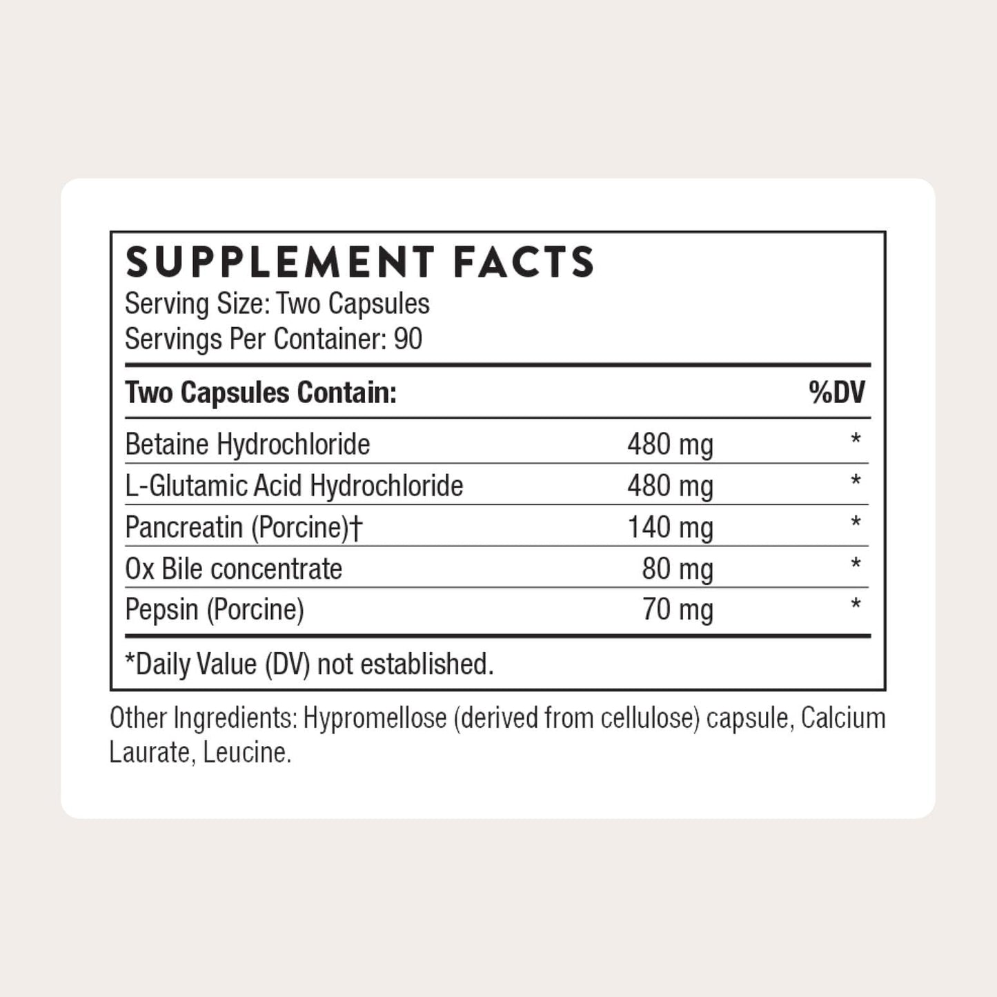 THORNE - Advanced Digestive Enzymes - Supplement with Pepsin, Ox Bile & Pancreatin for Indigestion & Constipation Relief - Minimizes Occasional Gas & Bloating* - Third-Party Certified - 180 Capsules THORNE buy supplements Au