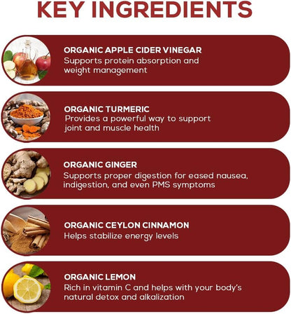 Paleovalley Apple Cider Vinegar Complex with Superfoods - Turmeric, Ginger, Ceylon Cinnamon and Lemon - 84 Vegetable Capsules PaleovalleyBuy Supplements Australia