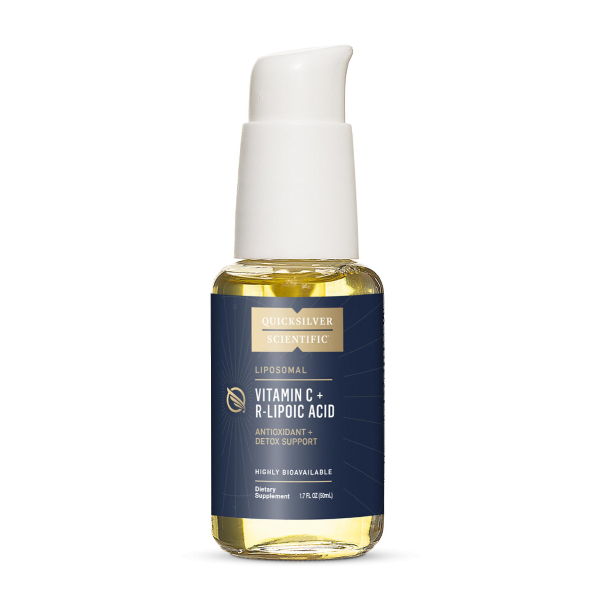Quicksilver Scientific Vitamin C + R Lipoic Acid - Liposomal Vitamin C with RLA - Antioxidant, Detox & Immune Support Supplement - with Superior Absorption (50 ml) Quicksilver ScientificBuy Supplements Australia