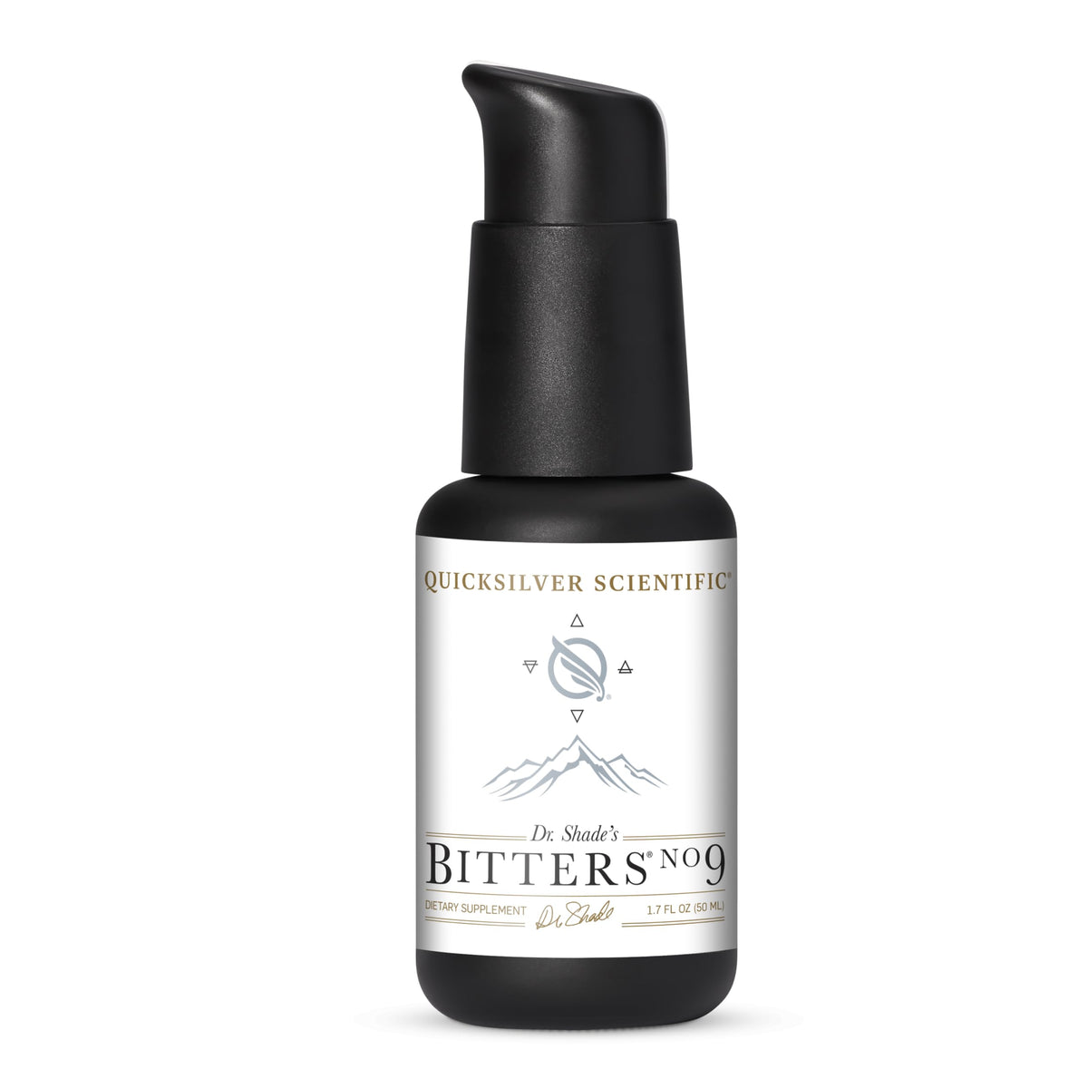 Quicksilver Scientific Dr. Shade's Bitters No. 9 - for Digestion - Fast Acting Liposomal Digestive Bitters with Milk Thistle, Burdock Root & Juniper Essential Oil - Digestive Support (50ml) Quicksilver ScientificBuy Supplements Australia