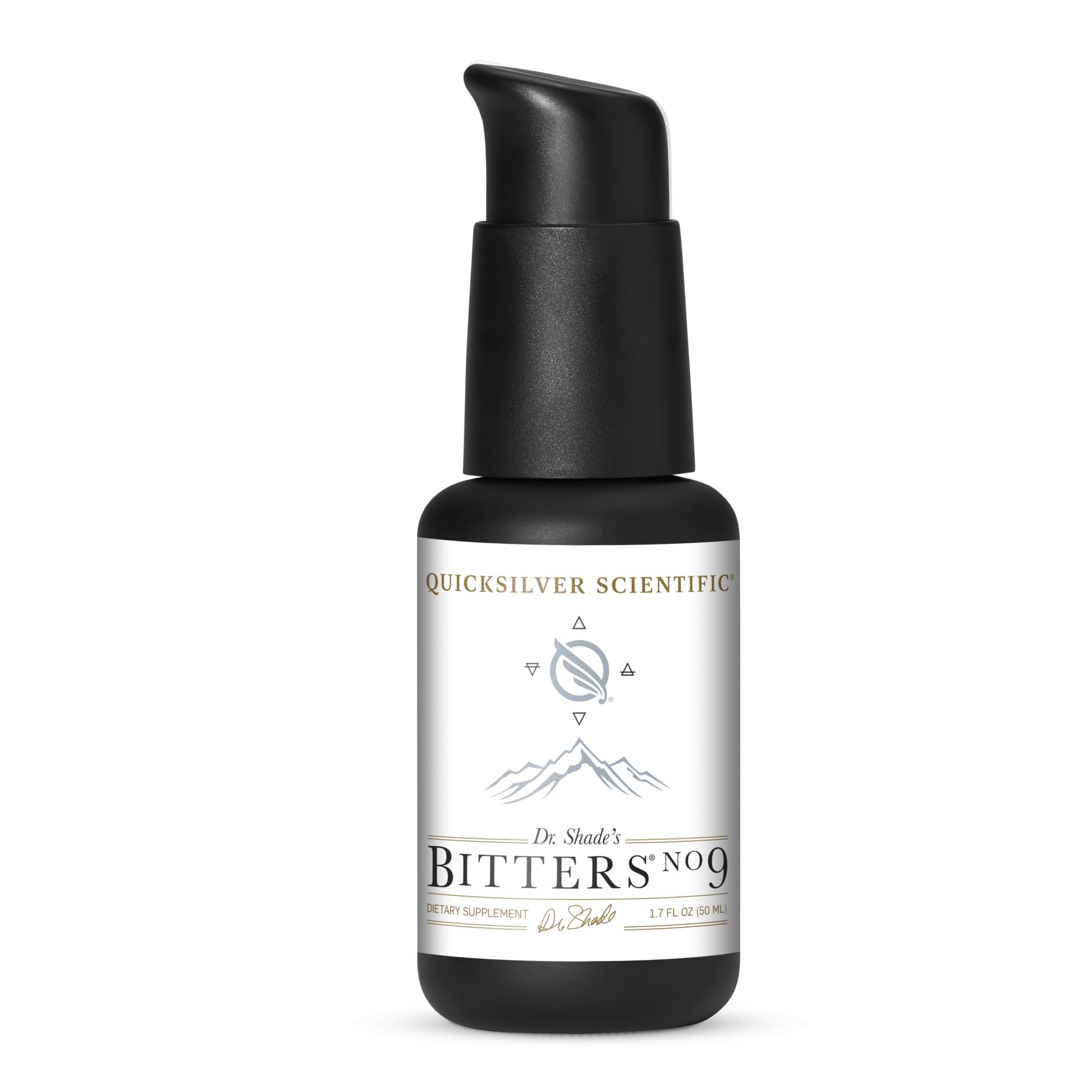 Quicksilver Scientific Dr. Shade's Bitters No. 9 - for Digestion - Fast Acting Liposomal Digestive Bitters with Milk Thistle, Burdock Root & Juniper Essential Oil - Digestive Support (50ml) Quicksilver ScientificBuy Supplements Australia