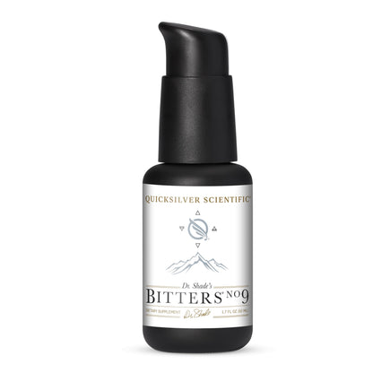Quicksilver Scientific Dr. Shade's Bitters No. 9 - for Digestion - Fast Acting Liposomal Digestive Bitters with Milk Thistle, Burdock Root & Juniper Essential Oil - Digestive Support (50ml) Quicksilver ScientificBuy Supplements Australia