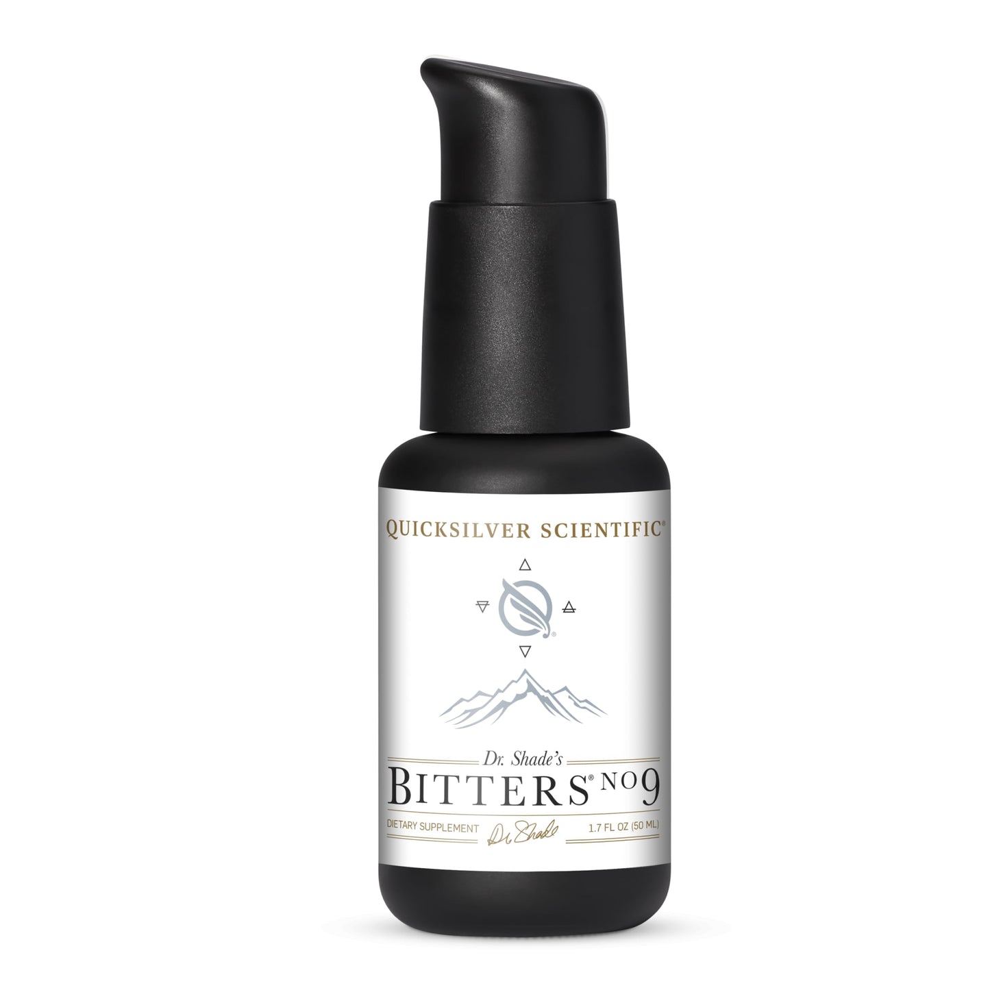 Quicksilver Scientific Dr. Shade's Bitters No. 9 - for Digestion - Fast Acting Liposomal Digestive Bitters with Milk Thistle, Burdock Root & Juniper Essential Oil - Digestive Support (50ml) Quicksilver ScientificBuy Supplements Australia