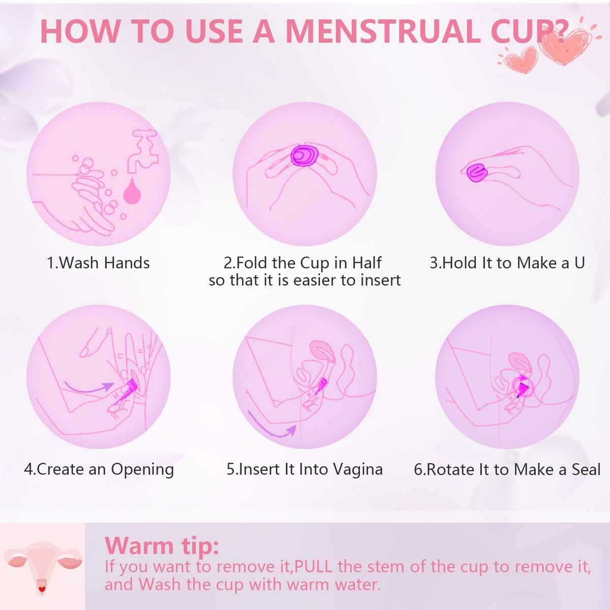 AURUZA Menstrual Cups, Set of 2 Reusable Period Cups Kit for Girls & Women, Silicone Soft Cups AURUZABuy Supplements Australia