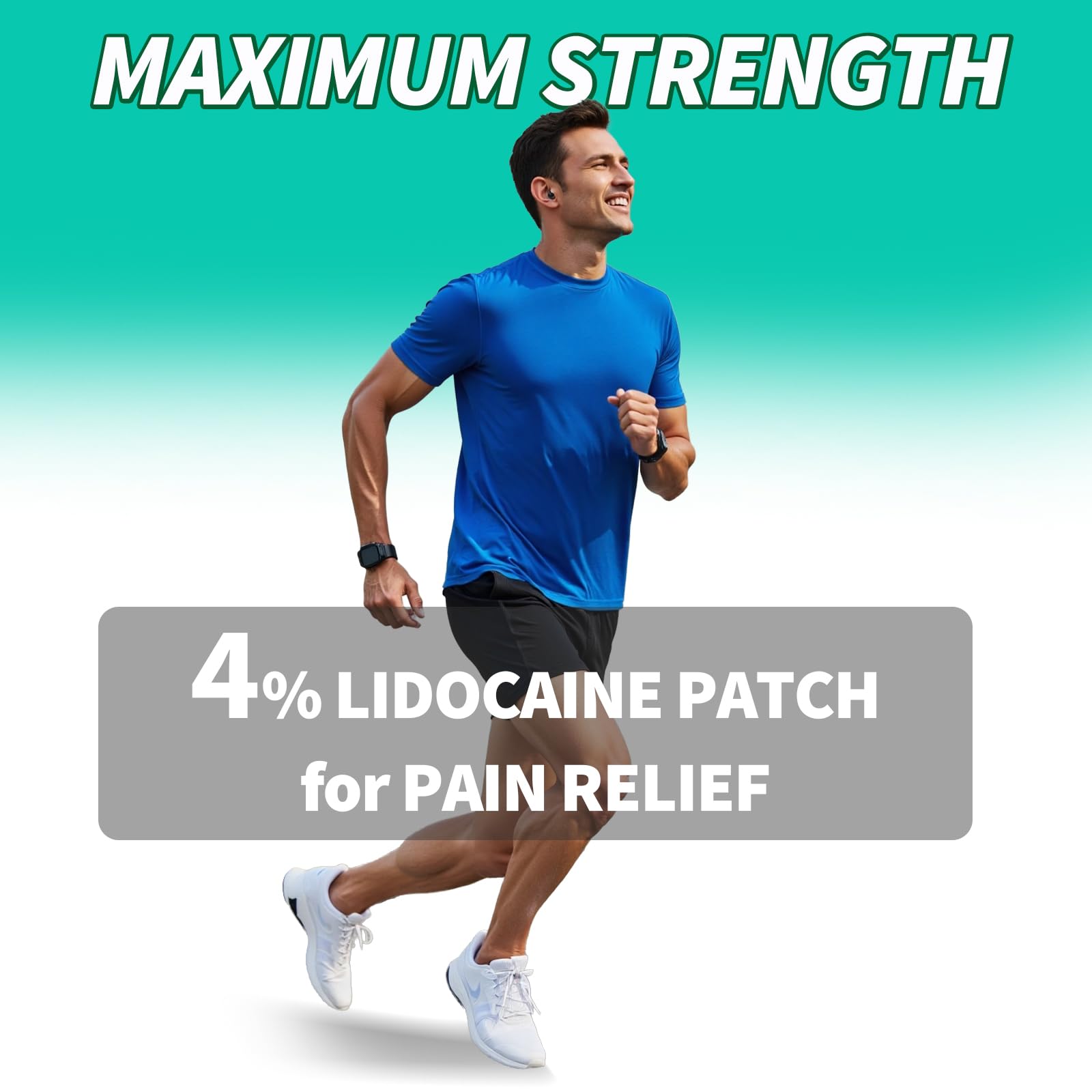 JIATUHAN 4% Lidocaine Pain Relief Patches – Maximum Strength for Back, Neck, Joint & Muscle Pain – Long-Lasting & Flexible – 15 Patches JIATUHANBuy Supplements Australia