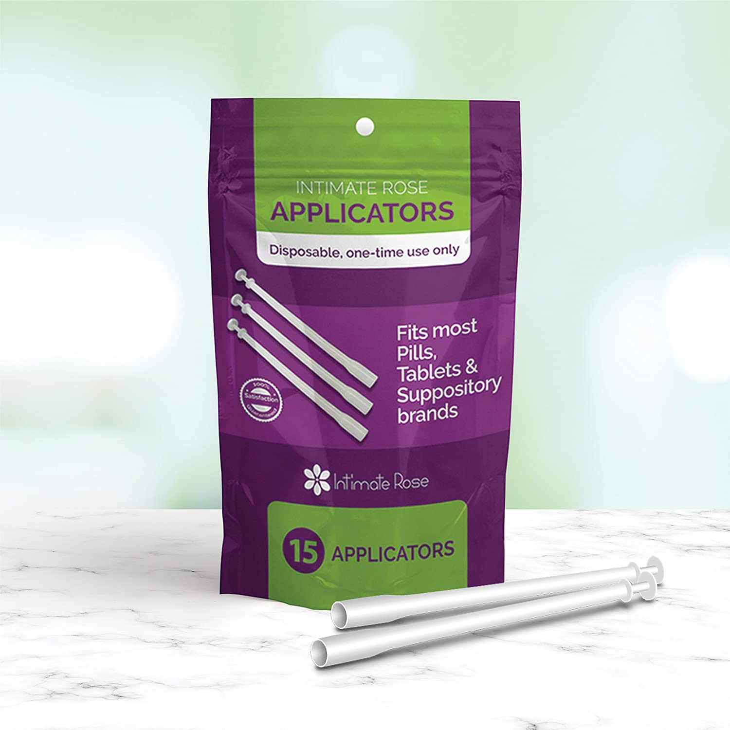 Intimate Rose 15 Count Vaginal Suppository Applicator - Fits Most Boric Acid Suppositories & Vaginal Suppository - Individually Wrapped Suppository Applicators from Intimate RoseBuy Supplements Australia