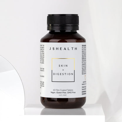 JSHealth Vitamins Skin and Digestion Formula | Skin Supplement with Zinc | Burdock JSHealthBuy Supplements Australia
