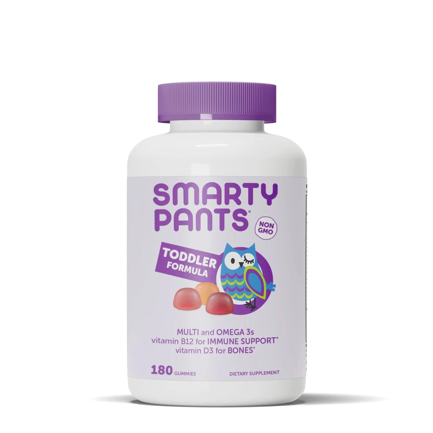 SmartyPants Toddler Multivitamin Gummies: Omega 3 Fish Oil (EPA/DHA), Vitamin D3, C, Vitamin B12, B6 & Organic Kids Multivitamin Gummies: Probiotics, Omega 3 (ALA), Vitamin D3, C, Vitamin B12 SmartyPantsBuy Supplements Australia