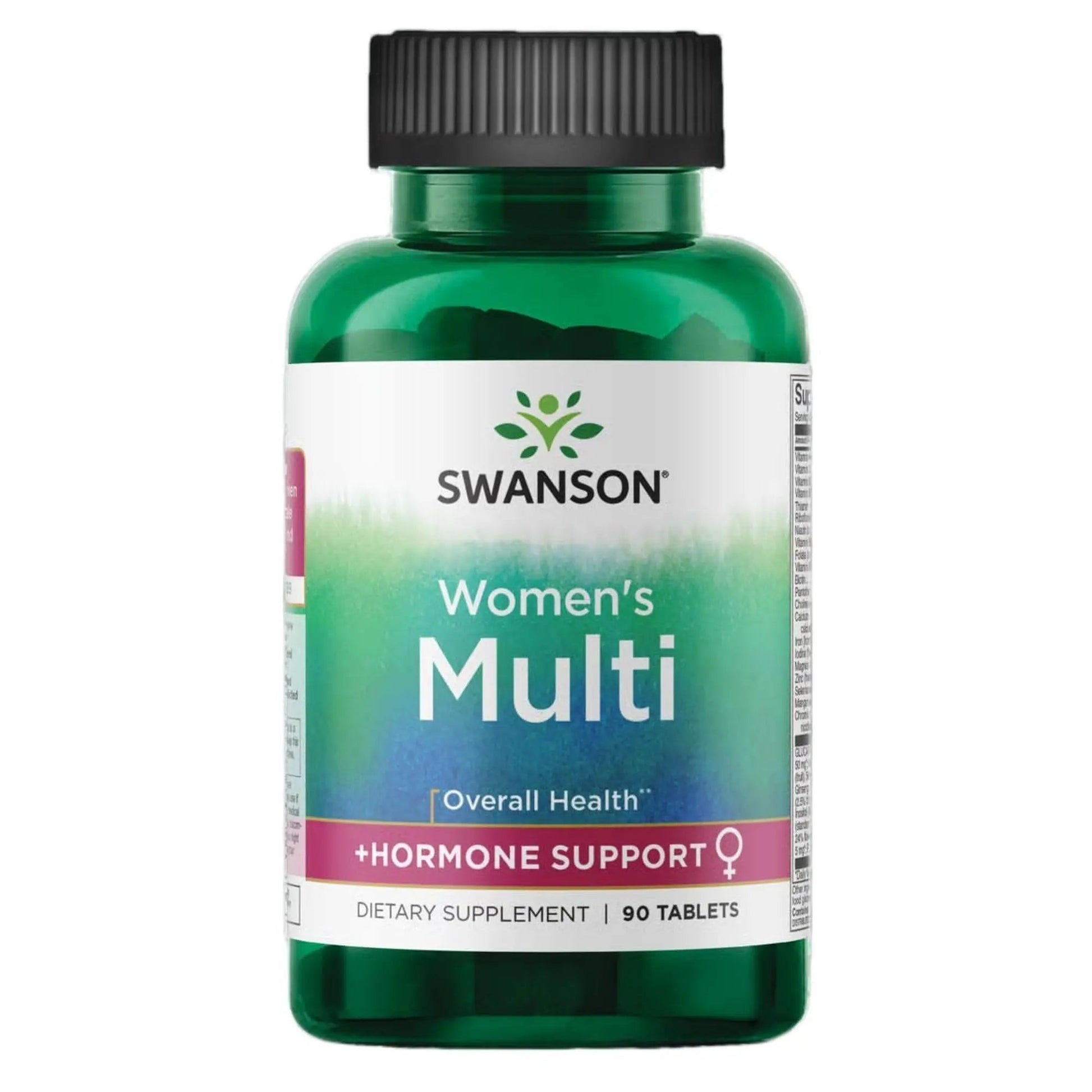Swanson Multi Women's Prime Multivitamin Multimineral Energy Immune Hormone Balance Wellbeing Health Supplement 90 Tablets (Tabs) Swanson