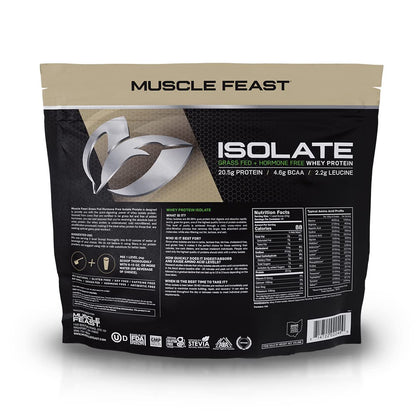 Muscle Feast Grass-Fed Whey Protein Isolate, All Natural Hormone Free Pasture Raised Muscle FeastBuy Supplements Australia