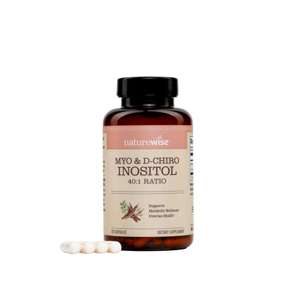 NatureWise Myo-Inositol & D-Chiro Inositol Supplement for Women - Fertility Supplements for Women - Ideal 40:1 Ratio - Myo Inositol 2000mg - Non-GMO, Vegan, USA Manufactured - [30-Day Supply] NatureWiseBuy Supplements Australia