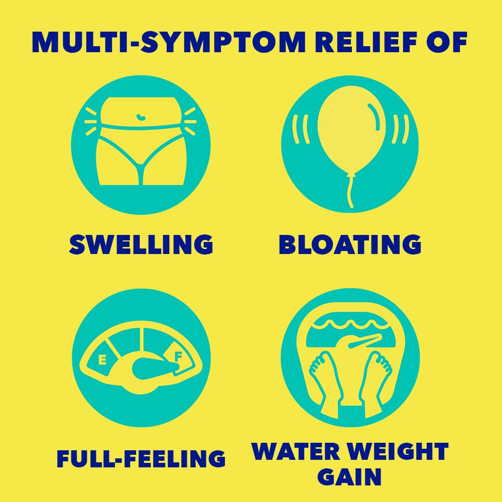 Midol Bloat Relief Caplets with Pamabrom, Relieve Bloating Symptoms Before and During Your Period, Provides Up to 6 Hours of Relief for Women, 60 Count MidolBuy Supplements Australia