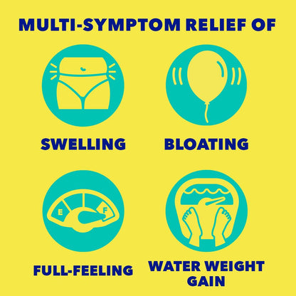 Midol Bloat Relief Caplets with Pamabrom, Relieve Bloating Symptoms Before and During Your Period, Provides Up to 6 Hours of Relief for Women, 60 Count MidolBuy Supplements Australia