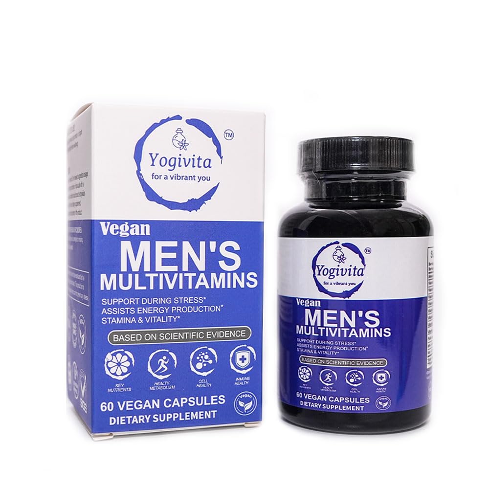 Yogivita Men’s Multivitamin – Complete Wellness, Energy & Immunity Support – Vegan, Gluten-Free, 60 Capsules YogivitaBuy Supplements Australia
