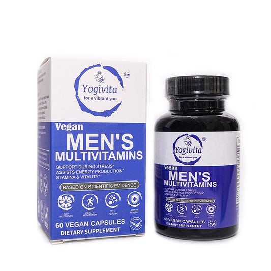 Yogivita Men’s Multivitamin – Complete Wellness, Energy & Immunity Support – Vegan, Gluten-Free, 60 Capsules YogivitaBuy Supplements Australia