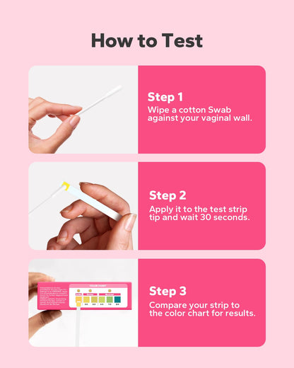 Choppie Vaginal Health pH Test Strips (50 Strips), pH Balance Test Strips for Women, Vaginal pH Test Strips ChoppieBuy Supplements Australia