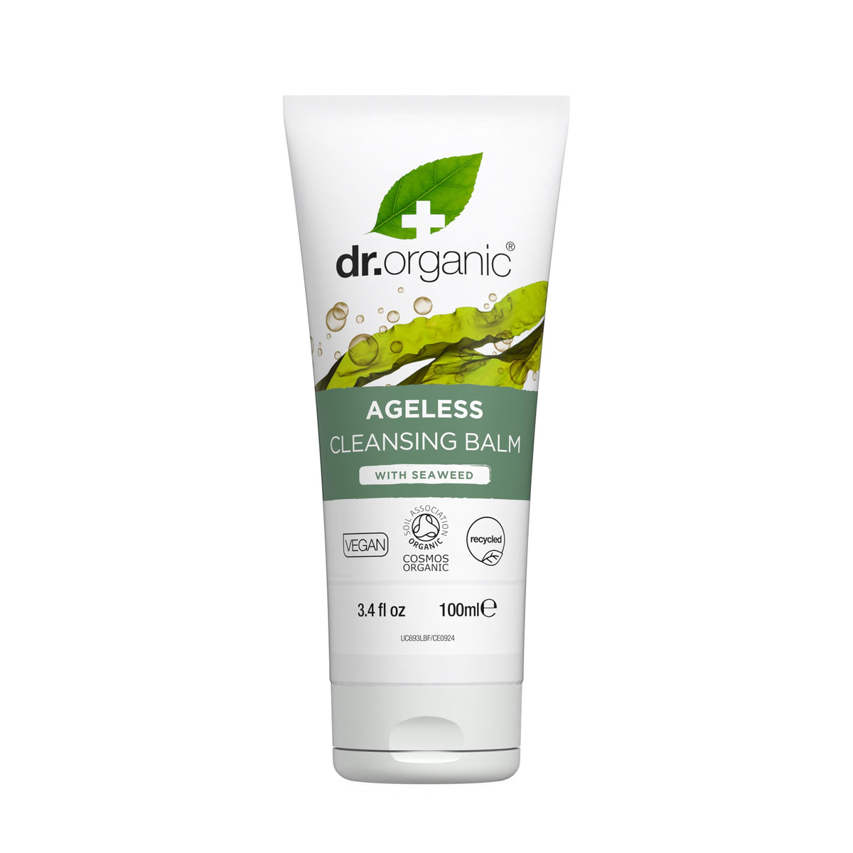 Dr. Organic Ageless Cleansing Balm with Seaweed | Moisturizing, Gentle, Removes Impurities, Certified Organic, Paraben & SLS-Free, Natural, Vegan, 100 ml / 3.4 fl oz Dr. Organic buy supplements Au