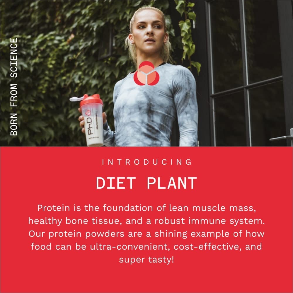PhD Nutrition Diet Plant, Vegan Protein Powder Plant Based, Salted Caramel PhDBuy Supplements Australia