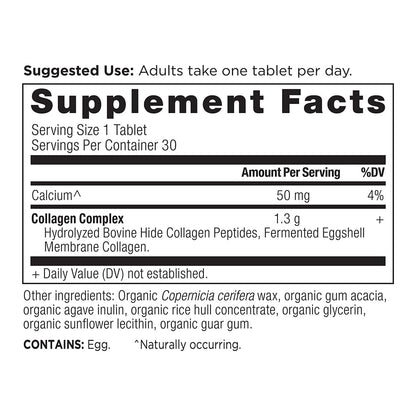 Ancient Nutrition Collagen Peptides, Collagen Peptides Tablets, Unflavored Hydrolyzed Collagen, Supports Healthy Skin, Hair, Joints, Gut, Gluten Free, Paleo, and Keto Friendly, 30 Count Ancient NutritionBuy Supplements Australia