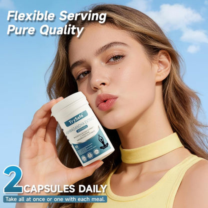 TrySafe 1100MG Cortisol Supplements for Women and Man with 600MG Ashwagandha, 200MG Rhodiola Rosea, 200MG L-Theanine, 100MG Magnesium Glycinate | for Healthy Stress Response*, Mood* TrySafeBuy Supplements Australia