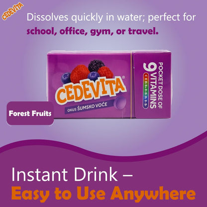Cedevita Multivitamin Healthy and Sweet Candies - Pack of 8 (Forest Fruit) SORINABuy Supplements Australia