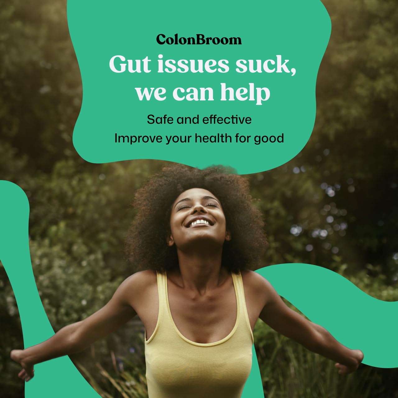 ColonBroom Psyllium Husk Powder - Colon Cleanse for Bloating Relief & Gut Health - Fiber Powder Drink - Easy to Mix - Vegan, Gluten Free, Non-GMO - Strawberry (50 Servings) ColonBroomBuy Supplements Australia