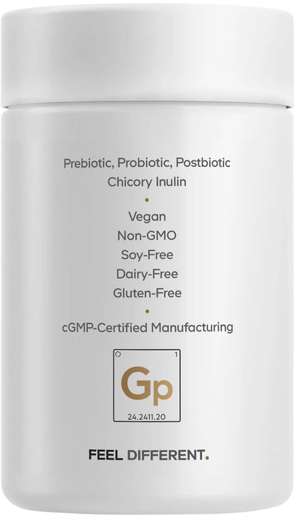 Codeage GLP-1 Probiotic+ - Live Probiotics Akkermansia, Clostridium, Bifidobacterium, Chicory Inulin Probiotic, Prebiotics & Postbiotics Supplement - 500 Million AFU - 30 Capsules CodeageBuy Supplements Australia