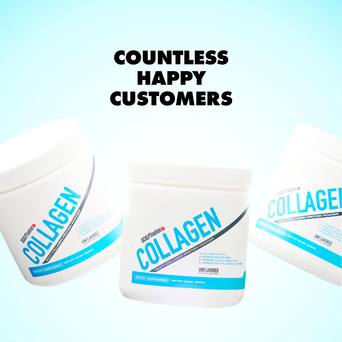 Sculpt Nation by V Shred Collagen Peptides Powder - Types I, II, and III Collagen Plus Sculpt NationBuy Supplements Australia