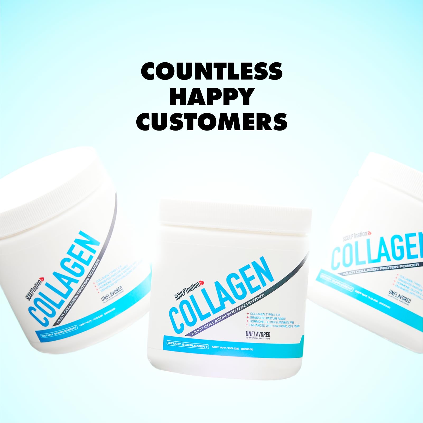 Sculpt Nation by V Shred Collagen Peptides Powder - Types I, II, and III Collagen Plus Sculpt NationBuy Supplements Australia