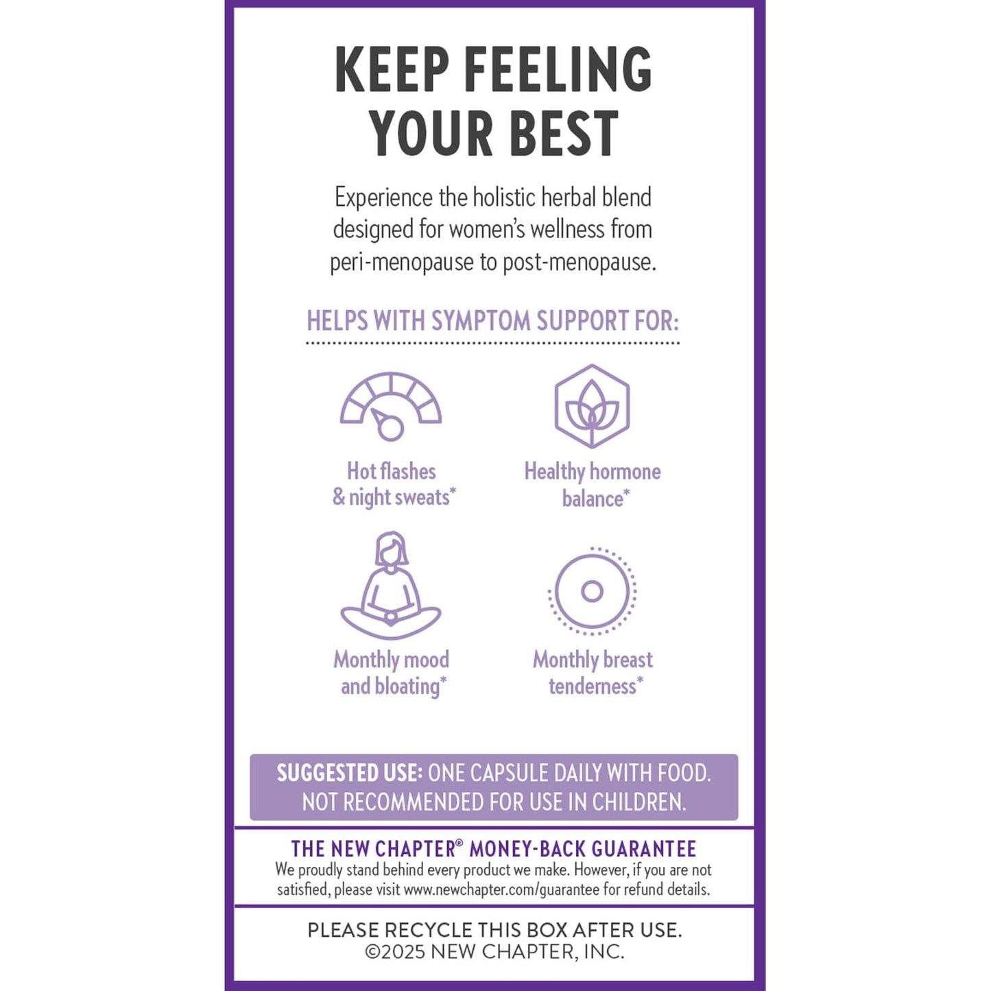 New Chapter Menopause Supplement - Estrotone Herbal Hormone Balance for Women in Perimenopause, with Black Cohosh for Hot Flash Relief & to Reduce Night Sweats + Vitex, No Added Hormones - 60 ct New ChapterBuy Supplements Australia