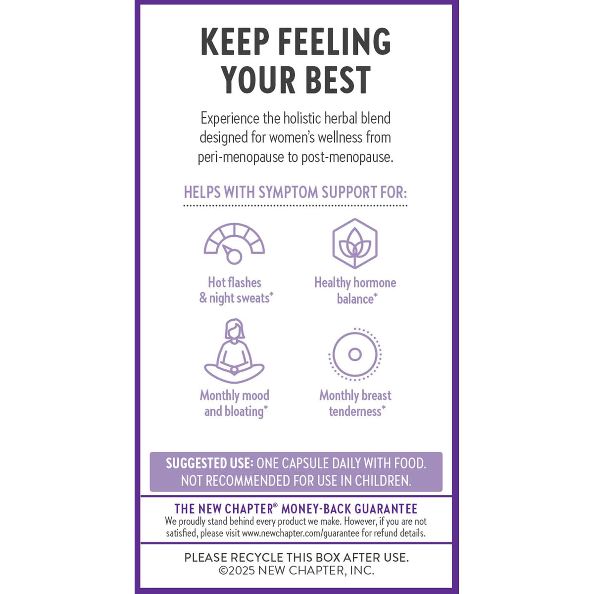New Chapter Menopause Supplement - Estrotone Herbal Hormone Balance for Women in Perimenopause, with Black Cohosh for Hot Flash Relief & to Reduce Night Sweats + Vitex, No Added Hormones - 60 ct New ChapterBuy Supplements Australia