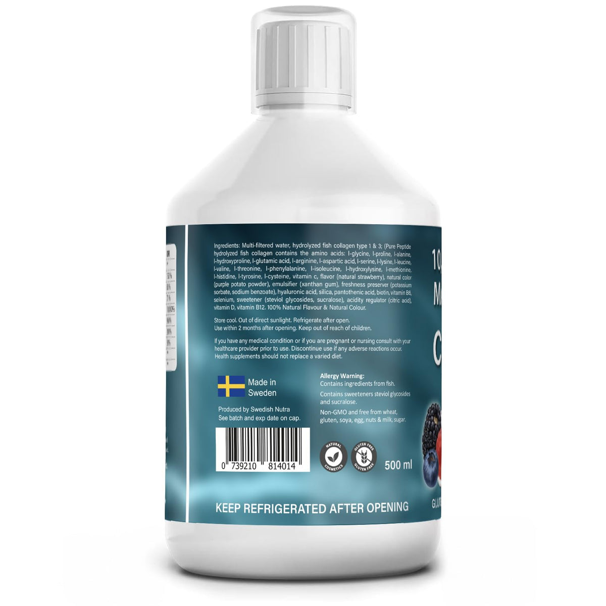 4 Pack Marine Collagen 2.2 Liquid 10000mg Sugar Free Ready to Drink Berry Flavour Best4GroupBuy Supplements Australia