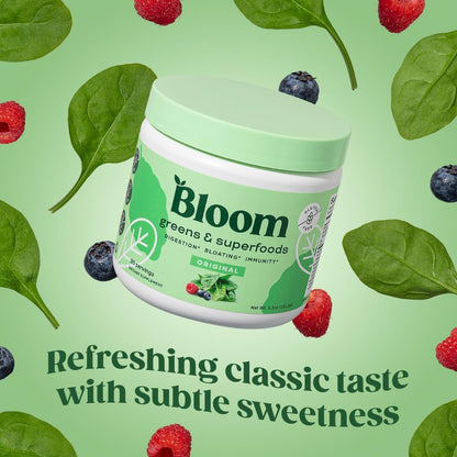 Bloom Nutrition Greens and Superfoods Powder for Digestive Health, Greens Powder Bloom NutritionBuy Supplements Australia