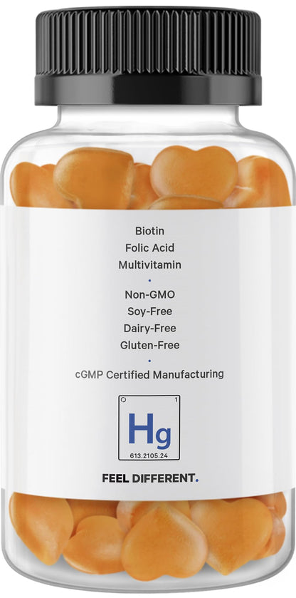 Codeage Hair Gummies, Biotin 5000 mcg, Sugar Free Growth Gummy Vitamins A, C, B6, B12, D3, Zinc, Inositol Supplement CodeageBuy Supplements Australia