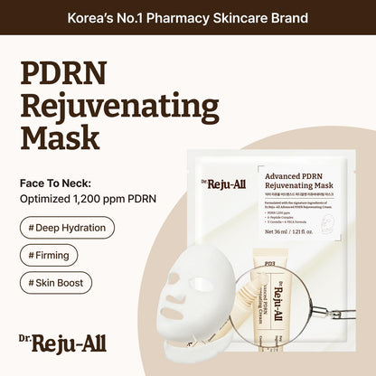 Dr.Reju-All PDRN All-Day Glow Duo: Advanced PDRN Rejuvenating Cream + Advanced PDRN Rejuvenating Mask - Face Moisturizer & Facial Mask for Hydration & Plumping - Korean Skin Care Daily Routine Dr.Reju-All buy supplements Au