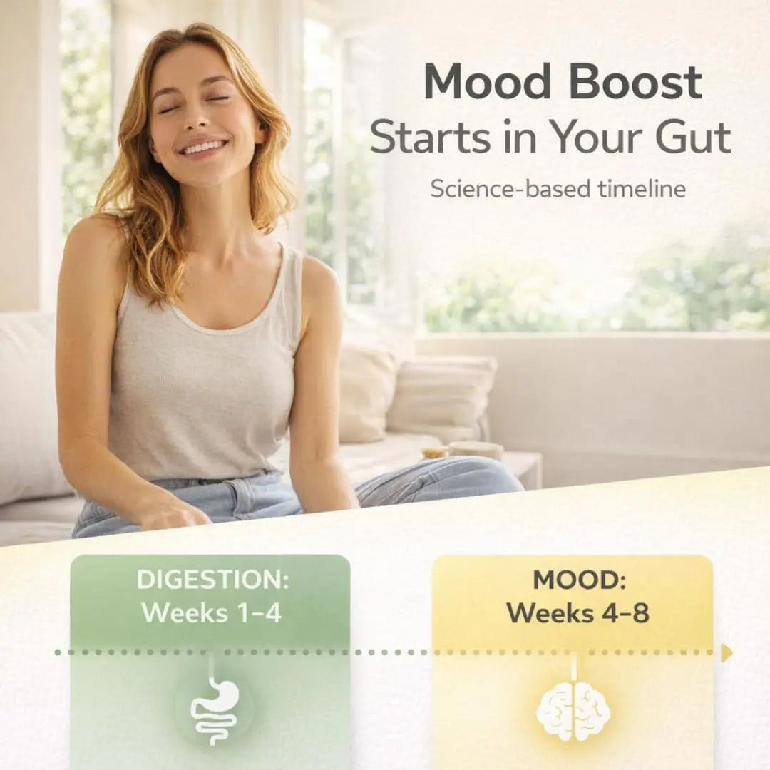 Lifted Naturals Spore Based Probiotic Probiotics - SBO Mood Boost - Spore/Soil-Based - Digestion & Natural Mood Support - Histamine-Free - 60 Day Supply, Non-GMO, Dairy-Free, Gluten-Free, Vegan Lifted Naturals buy supplements Au