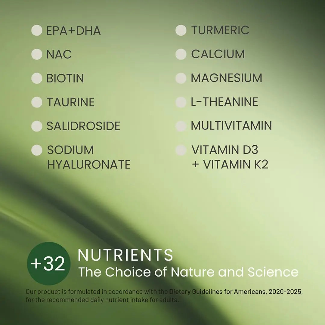 NEUMINA Multivitamin for Women, All-in-One Vitamin Packs for Hair Skin and Nails, Energy Producton, Bone Health, Stress Relief NEUMINA