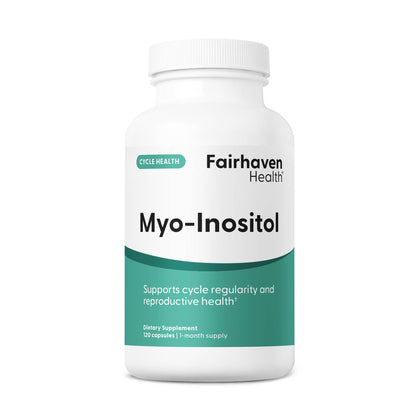 Fairhaven Health Myo-Inositol Supplement for Women and Men | Vitamin B8 2000mg | Vegan Inositol Powder Capsules | Gluten, Dairy and Soy Free | 120 Inositol Capsules Fairhaven HealthBuy Supplements Australia