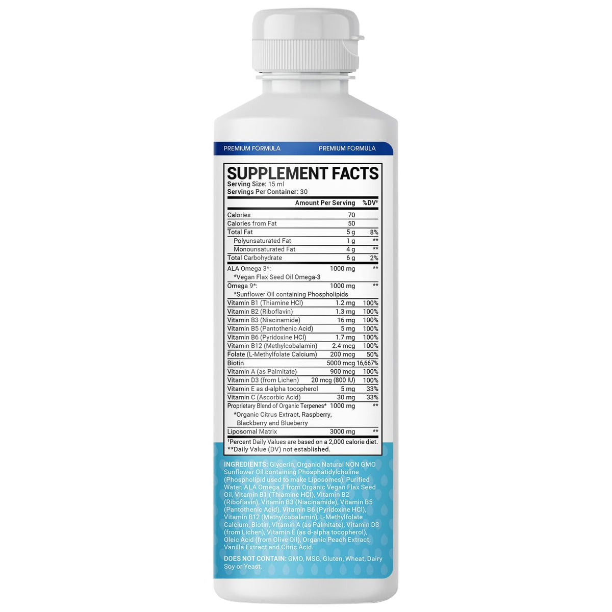 oppuland - Men's Multivitamin - Liquid Supplement - Liposomal Delivery - Daily Multi Vitamin with Biotin B Complex Omega-3 - Hair & Nail Support Vitamin oppulandBuy Supplements Australia