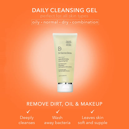 Dr Dennis Gross Alpha Beta® AHA/BHA Daily Cleansing Gel, for Skin That is Dull, Congested and Uneven Tone & Texture (2 Fl Oz) Dr Dennis Gross buy supplements Au