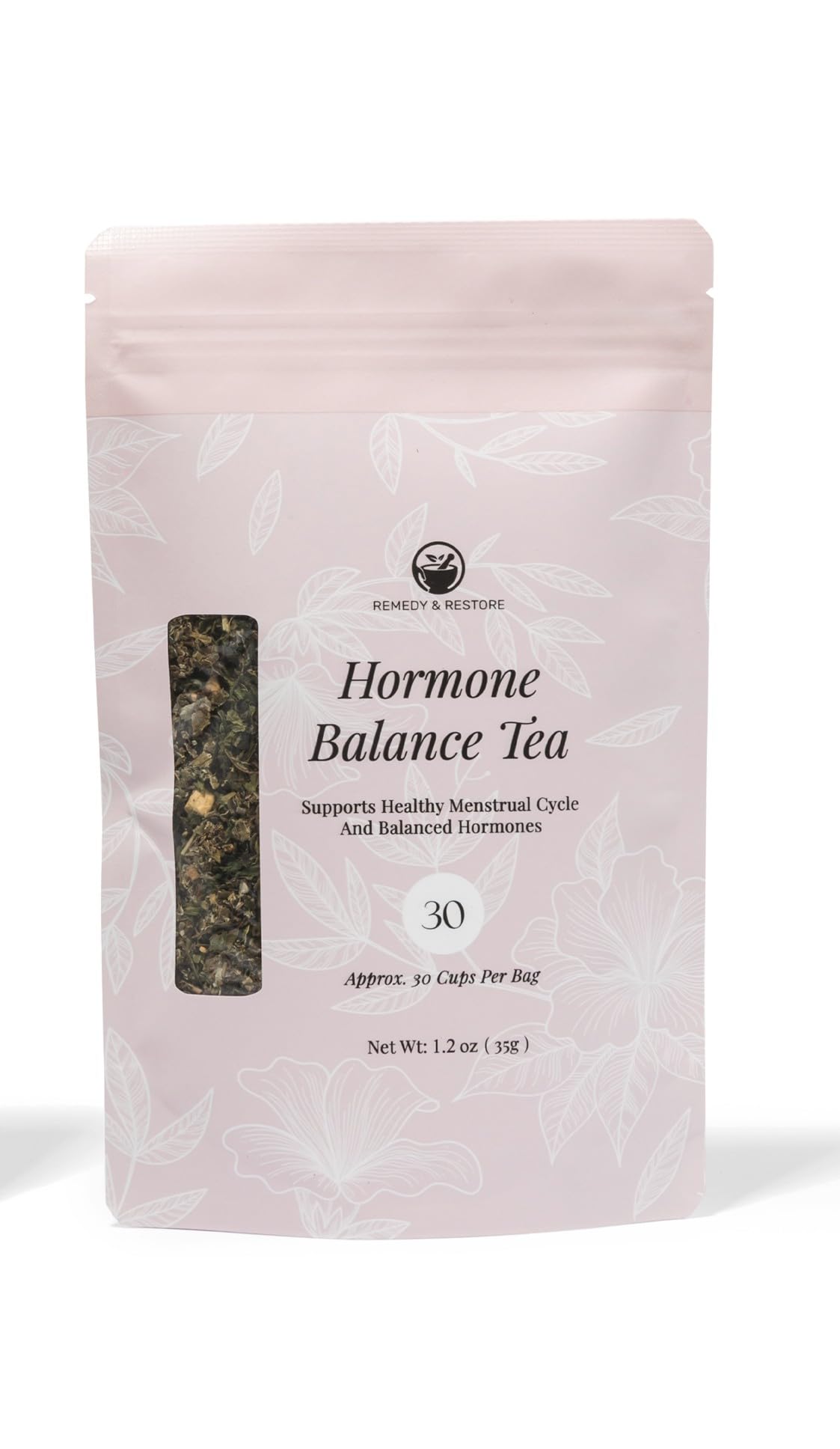 Remedy & Restore Herbal Tea for Hormone Balance - Natural Menstrual Cycle Support, Spearmint Flavor, Loose Leaves, 1 Count Remedy & RestoreBuy Supplements Australia